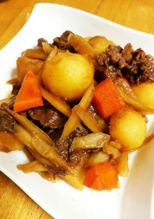 こってりゴボウ肉じゃが-レシピのメイン写真