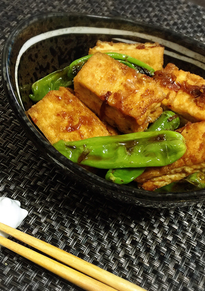厚揚げとししとうのおかか醤油炒め-レシピのメイン写真