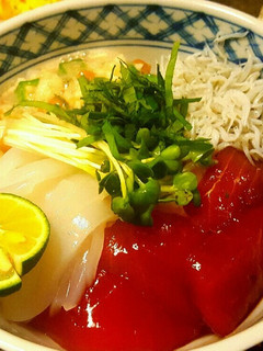 まぐろの漬け海鮮丼 超簡単-レシピのメイン写真