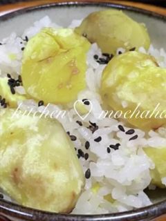 栗ごはん☆シンプルに塩味で-レシピのメイン写真