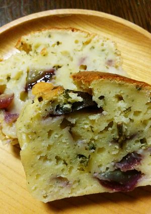 ピオーネとミントのパウンドケーキ-レシピのメイン写真