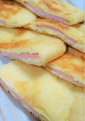 簡単1品！ハムチーズIN油揚げ♡-レシピのメイン写真