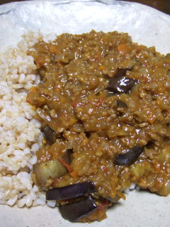 おいしい簡単なすと挽肉のキーマカレー-レシピのメイン写真