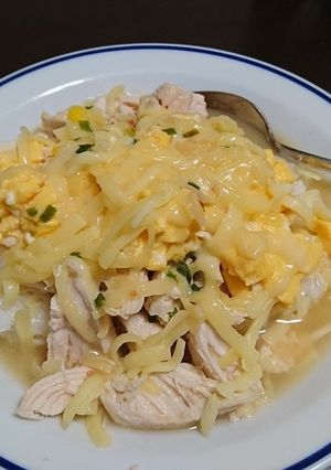 カップ麺残り汁リゾット！-レシピのメイン写真