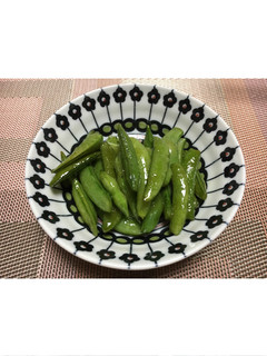 スナップえんどうの激ウマおつまみ-レシピのメイン写真