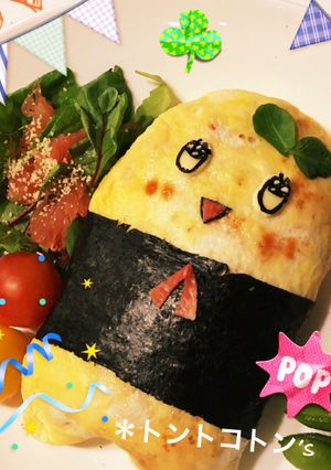 ☆★ふなっしーオムライス★☆-レシピのメイン写真