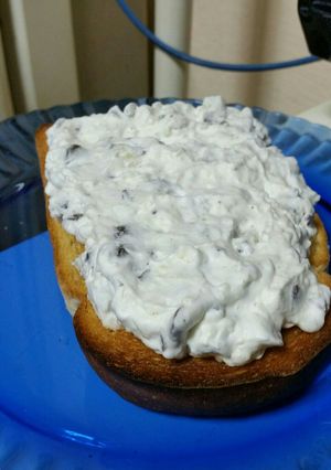 コーンチョコ＆生クリームトースト！-レシピのメイン写真
