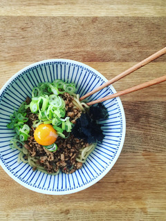 お昼ご飯、夜ご飯に!簡単ピリ辛☆混ぜそば-レシピのメイン写真