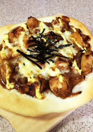 HBで簡単☆照り焼きチキンピザ-レシピのメイン写真