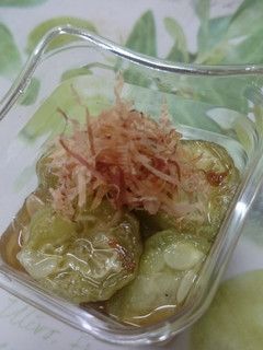 ☆副菜に☆へちまのめんつゆおひたし-レシピのメイン写真