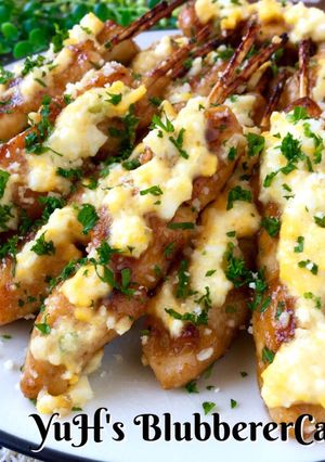 絶妙な相性♡てりたまチキンの串焼き-レシピのメイン写真