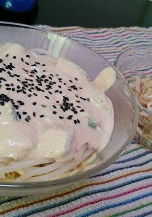 濃厚さっぱりアボカド豆腐そば♪-レシピのメイン写真