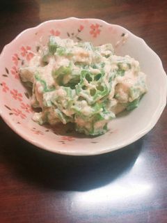 オクラのめんたいマヨ和え-レシピのメイン写真