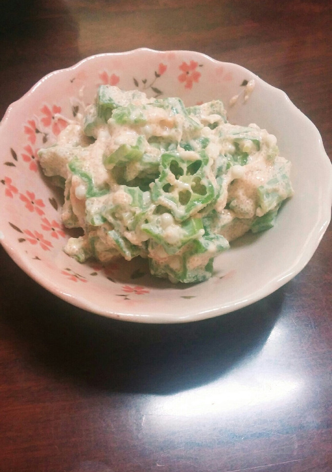 オクラのめんたいマヨ和え-レシピのメイン写真