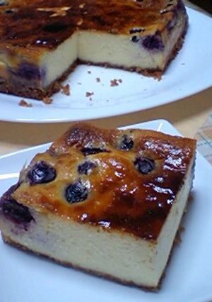ブルーベリーチーズケーキ-レシピのメイン写真