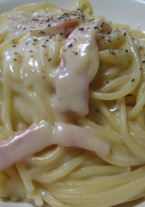 卵抜きなのにきちんとカルボナーラ❤-レシピのメイン写真