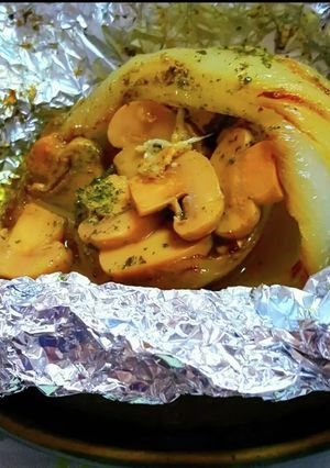玉ねぎとマッシュルームのオーブン焼き-レシピのメイン写真
