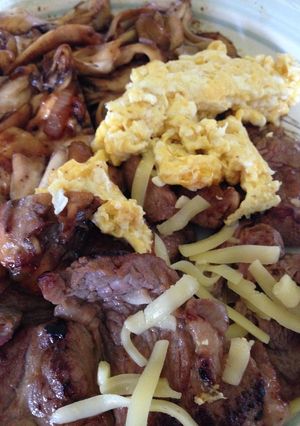 MECラム肉の和風ステーキ舞茸添え-レシピのメイン写真