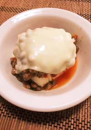 納豆キムチーズ豆腐〜ずぼらシリーズ〜-レシピのメイン写真