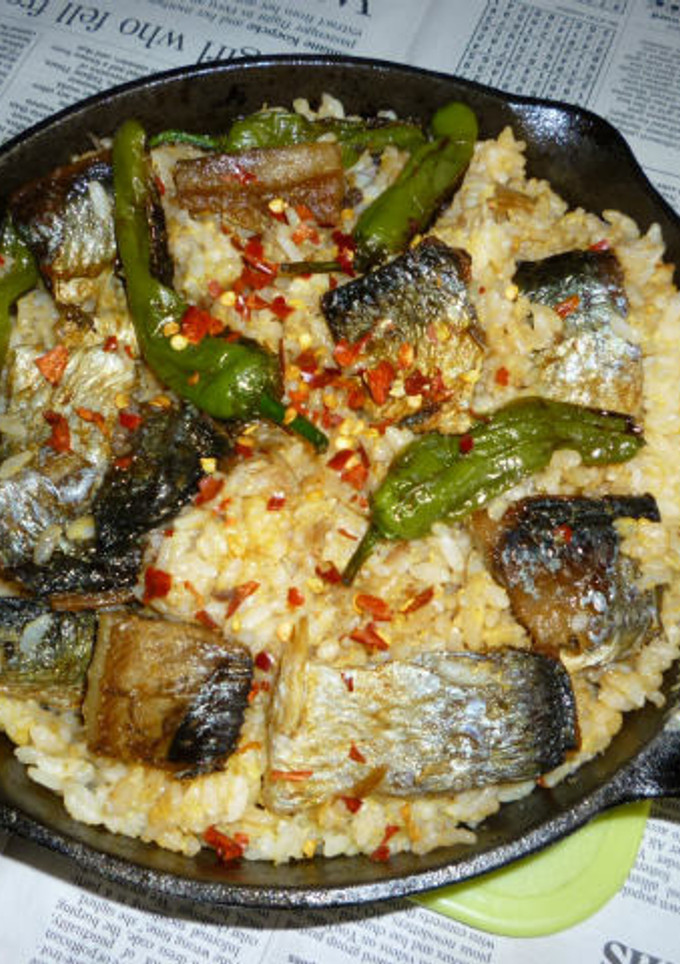 イシスキでソフトニシンとししとうの炒飯-レシピのメイン写真