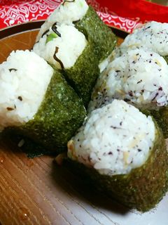 ☆おにぎり二種☆-レシピのメイン写真