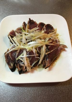 かつおのタタキのサラダ-レシピのメイン写真