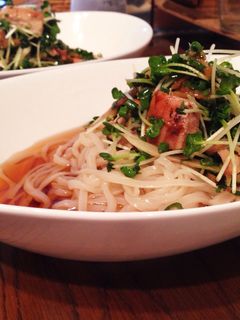 たっぷり香味野菜と梅と鶏肉の冷たいうどん-レシピのメイン写真