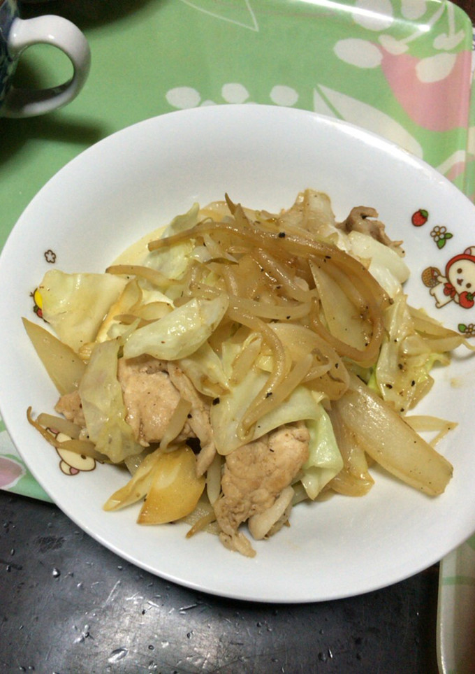 【簡単】野菜炒め （塩）-レシピのメイン写真