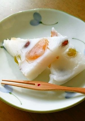 甘納豆のポップな水無月-レシピのメイン写真