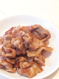 手抜きちゃんの梅と豚肉のサッと炒め-レシピのメイン写真