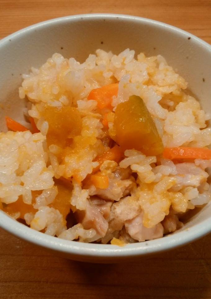 かぼちゃの炊き込みご飯-レシピのメイン写真