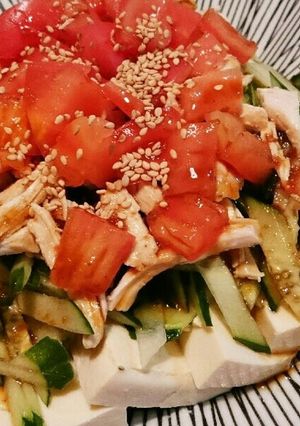 てんこ盛り♪スタミナ冷奴-レシピのメイン写真