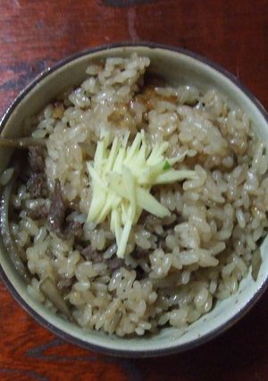 牛ごぼうご飯-レシピのメイン写真