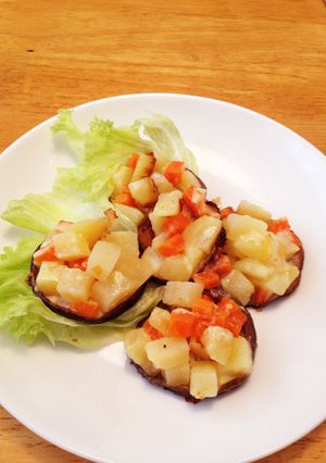 しいたけのポテトチーズ焼き-レシピのメイン写真