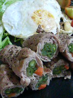 簡単☆いんげん肉巻き-レシピのメイン写真