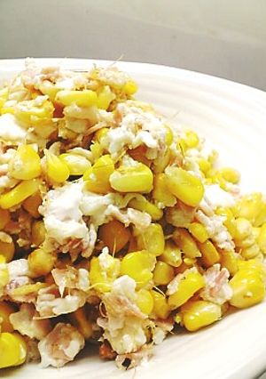 トウモロコシと白味の炒めもの-レシピのメイン写真