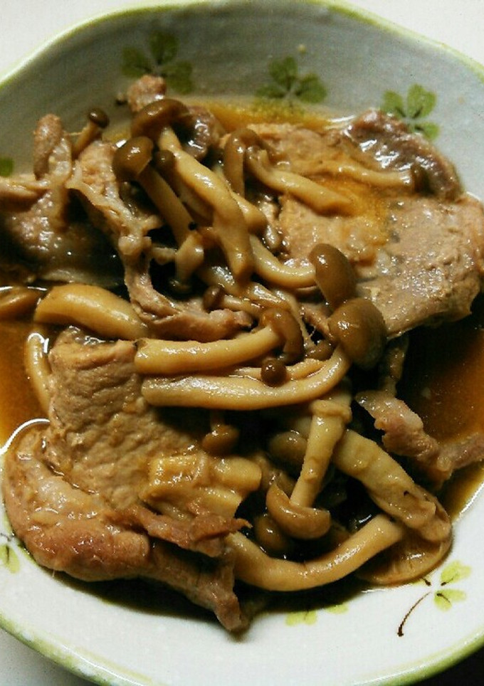 豚肉としめじのさっぱり煮-レシピのメイン写真