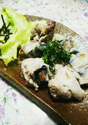 レンジde簡単 豚肉の梅しそ巻き-レシピのメイン写真