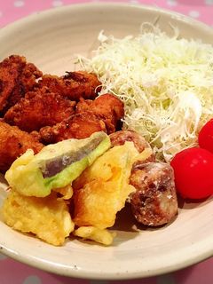 揚げ物(かぼちゃ、なす、里芋の煮物)-レシピのメイン写真