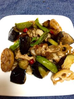 茄子とししとうの豚肉炒め-レシピのメイン写真