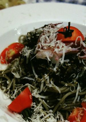 トマトソースベース！イカスミのパスタ！-レシピのメイン写真