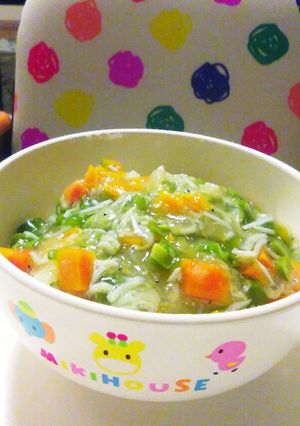 離乳食後期☆野菜としらすのあんかけ丼-レシピのメイン写真