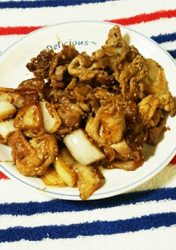 お弁当に鉄板！豚のしょうが焼き-レシピのメイン写真
