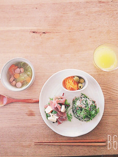 ☆簡単!クレソンと牛肉の炒飯☆-レシピのメイン写真