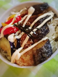 簡単!夕ごはんに♪サバの照り焼き丼-レシピのメイン写真