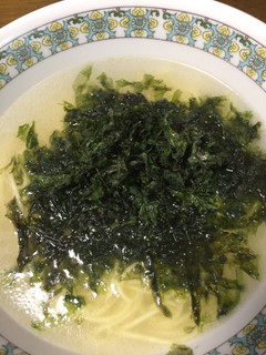 簡単、乾燥海苔ラーメン-レシピのメイン写真