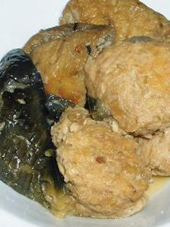 がんも・つくね・ナスの煮物-レシピのメイン写真