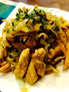 ササミとキャベツのカレー炒め-レシピのメイン写真