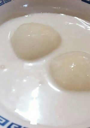 あん入り白玉団子のココナッツ汁粉-レシピのメイン写真