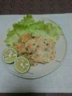 簡単!鮭と豆腐のお焼き-レシピのメイン写真